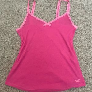 pink hollister tank top
